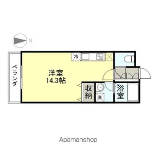 キュオン【103号室】の間取り