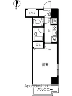 スカイコート森下【801号室号室】の間取り