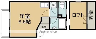 ルミエール毛呂山【2階】の間取り