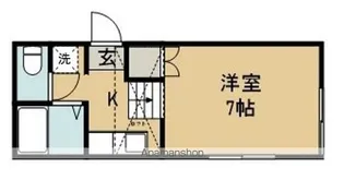 ハミングアップ【201号室】の間取り