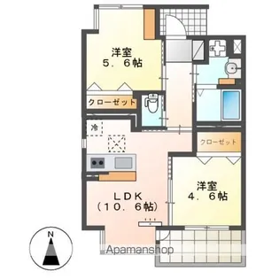 LEGACY稲毛【3階】の間取り
