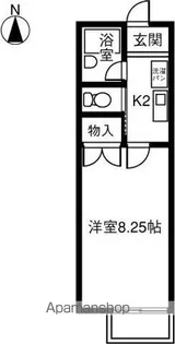 NORTH CAPITAL大井【1階】の間取り