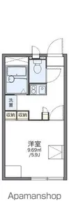 レオパレス徳重【1階】の間取り