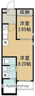 グランティック卸町【1階】の間取り