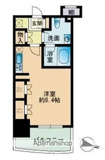パークアクシス博多【508号室】の間取り