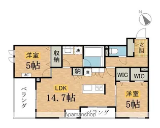 (仮)UCHINOHDレジデンス【302号室】の間取り