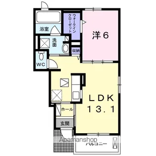 シエテ カミーノⅢ【1階】の間取り