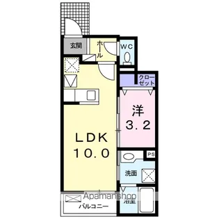 ラ・シルエラ【1階】の間取り