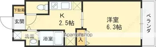 ヴァンスタージュ関目【8階】の間取り