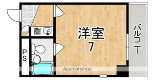 ホワイトパレス21【4階】の間取り