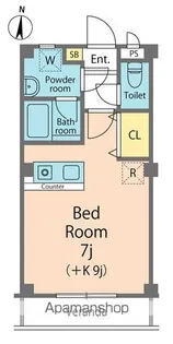 ブランモンターニュ【3階】の間取り