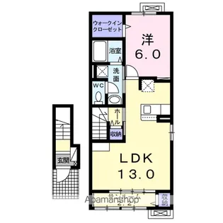ラ ヴィ【2階】の間取り