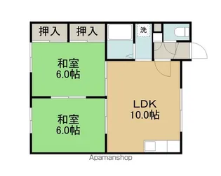 ロイヤルハイム豊川A【203号室】の間取り