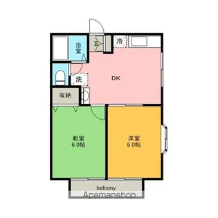 チェリーハイムAB【B201号室】の間取り