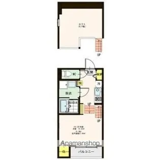 ハーモニーテラス出花【1階】の間取り