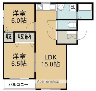 ラフィネ・ドミール【1階】の間取り