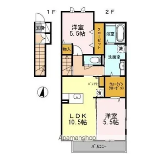 アージョ 3【2階】の間取り
