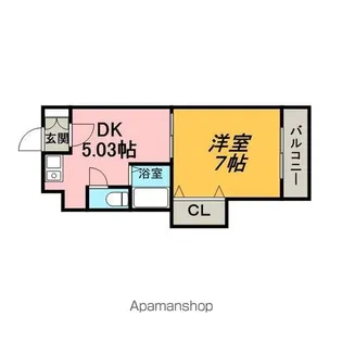 第3メゾン服部【8階】の間取り