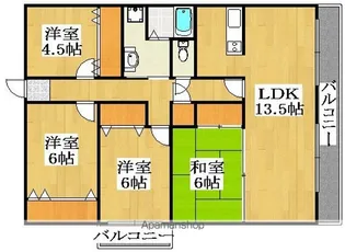 ルミエール東山【2階】の間取り