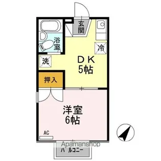 メイゾンベルサ C棟【1階】の間取り