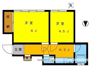 大屋荘【2階】の間取り
