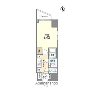 エルスタンザ徳川【15階】の間取り