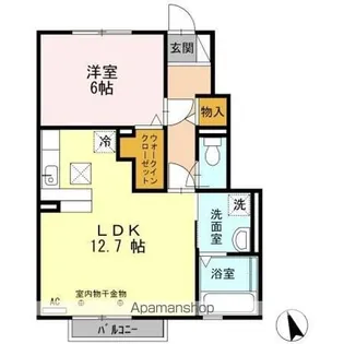 グランハート B棟【1階】の間取り