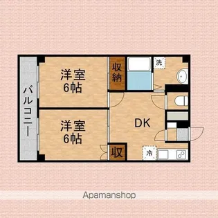 アークメゾン【402号室】の間取り