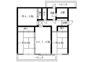 リバーサイド桂坂【306号室】の間取り