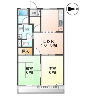 イースタンハウス【1階】の間取り