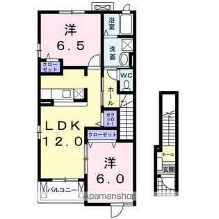 ウエストピークⅢ【2階】の間取り
