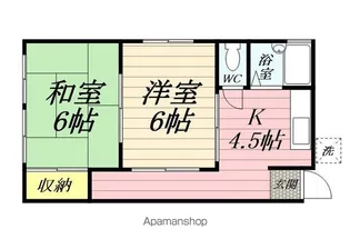 岡村ハイツ【301号室】の間取り