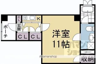 アーキテラスイマイ【101号室】の間取り
