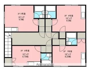 ハイツSATOH【5号室】の間取り