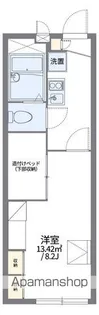 レオパレス上長尾【1階】の間取り