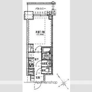 S-RESIDENCE都島【2階】の間取り