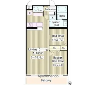東京都練馬区土支田1丁目【マンション】の間取り