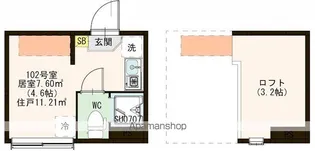 ワイズときわ台【1階】の間取り
