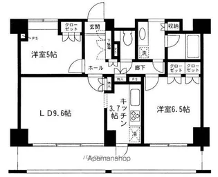 幕張ベイタウンマリンフォート【5階】の間取り