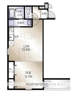 エスポワール【3階】の間取り