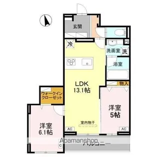 RESIDENCE KAZE 楓【3階】の間取り