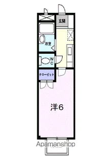 セイバー浜野【1階】の間取り