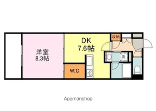 フラットリア春日【4階】の間取り