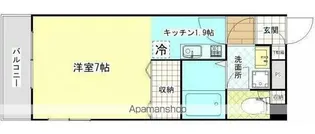 シーザリオみらい【203号室】の間取り