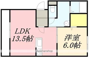 LAVIEDORⅡ(ラヴィドールⅡ)【304号室】の間取り