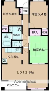 シルクフォルム【4階】の間取り