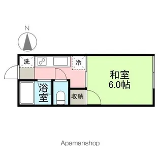 パインテラス【201号室】の間取り