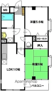 フォルトゥーナ新検見川【3階】の間取り