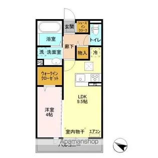 フェリーチェ【1階】の間取り