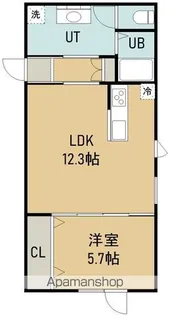 エルシェアート【1階】の間取り
